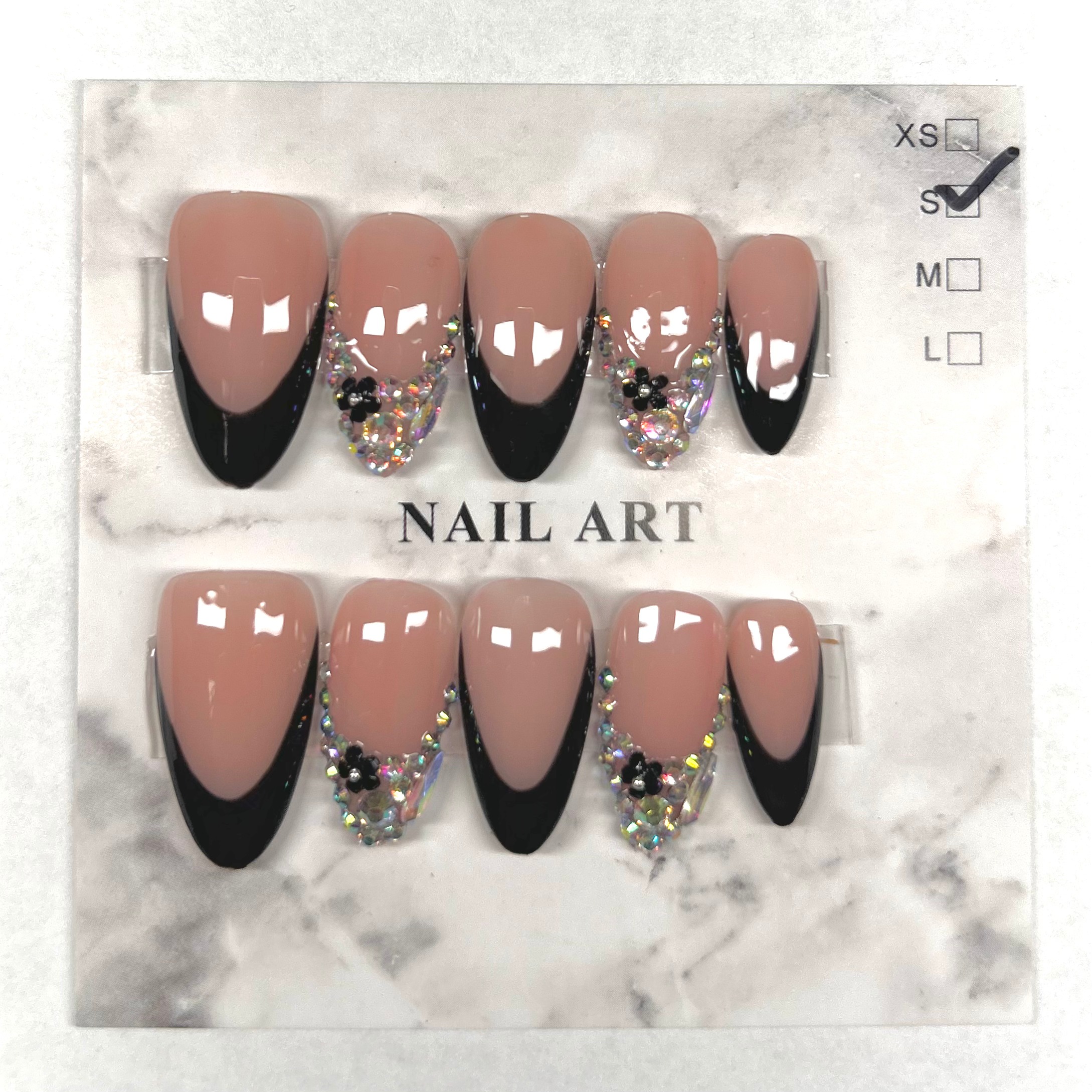 Black Crystal Elegance