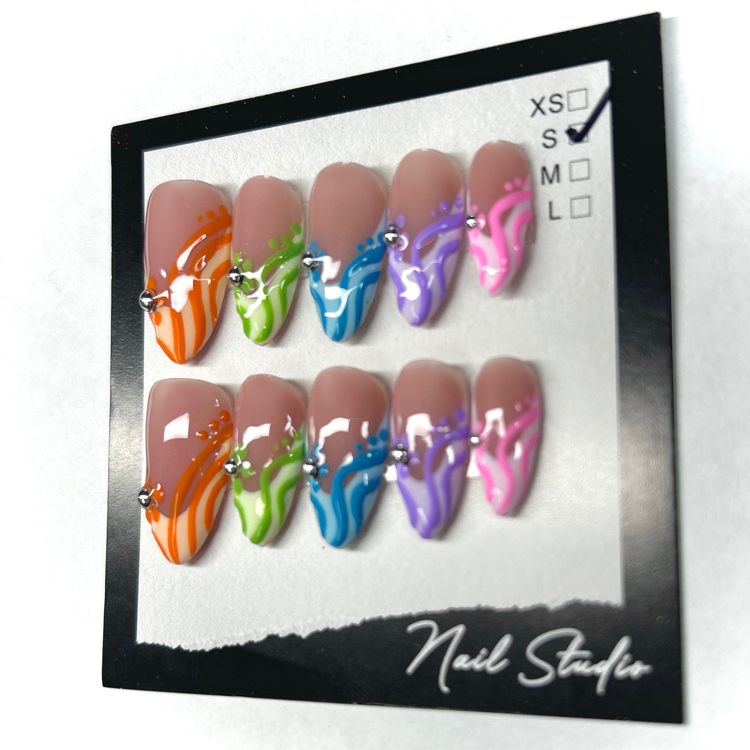 Colorful Flame Swirls view 3