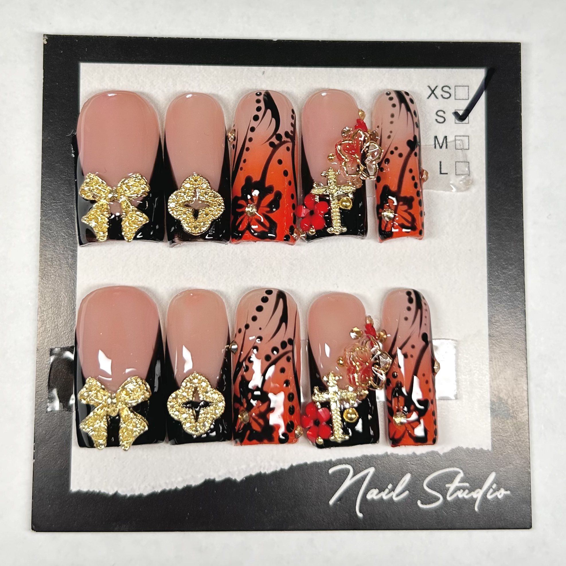 Gold Bow Floral Mix