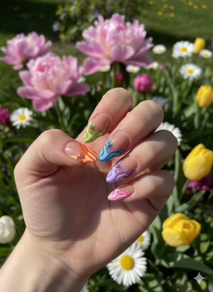 Beautiful press-on nails collection