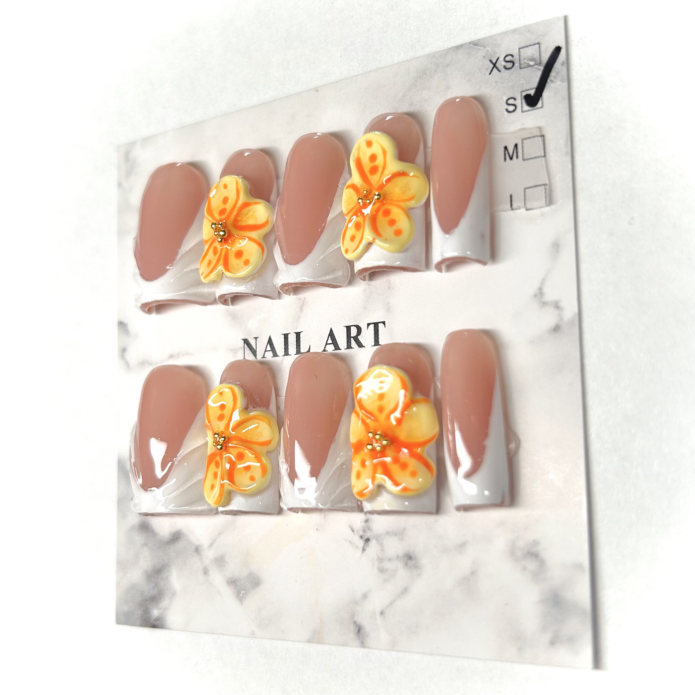 Orange Flower French view 2