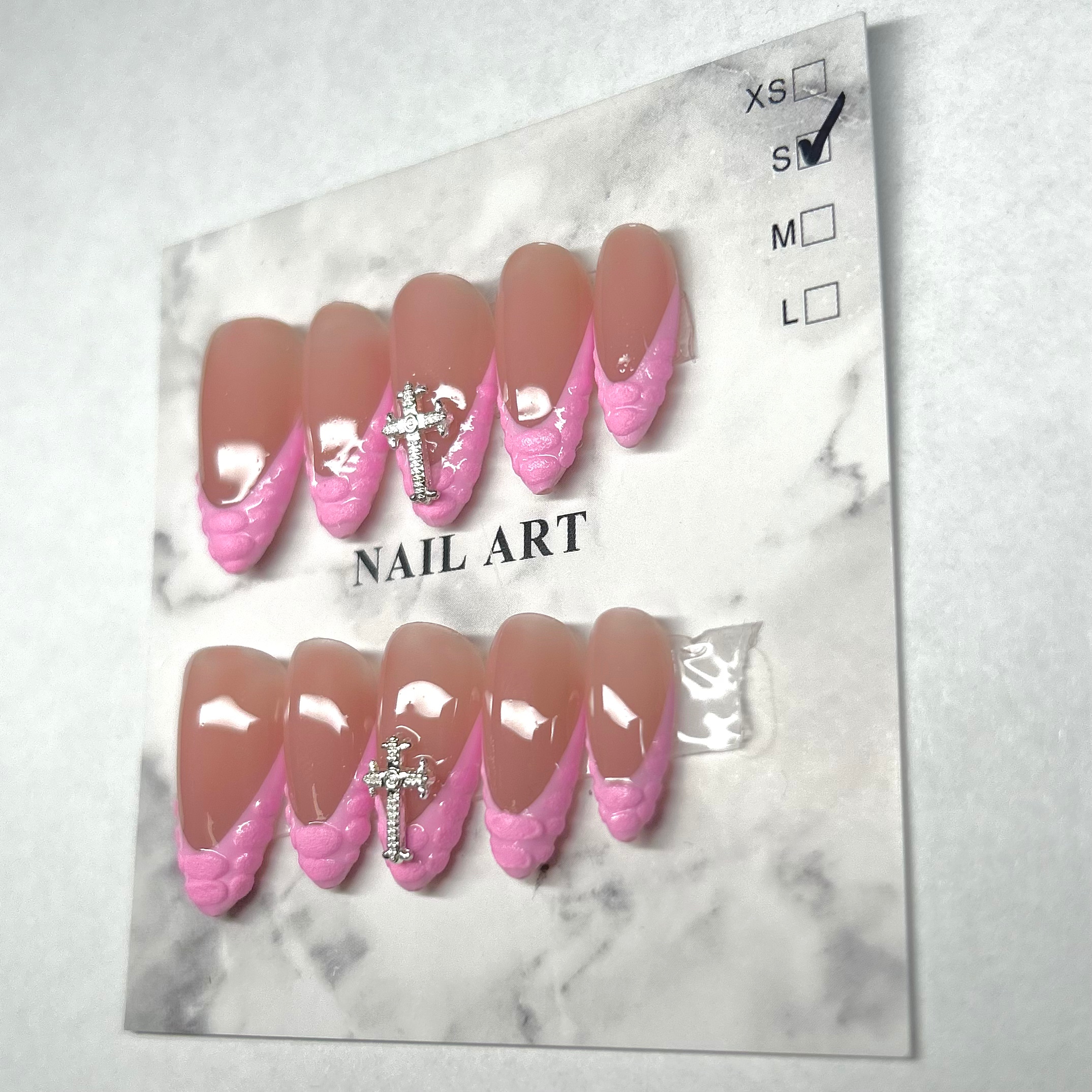 Pink Cross French view 3