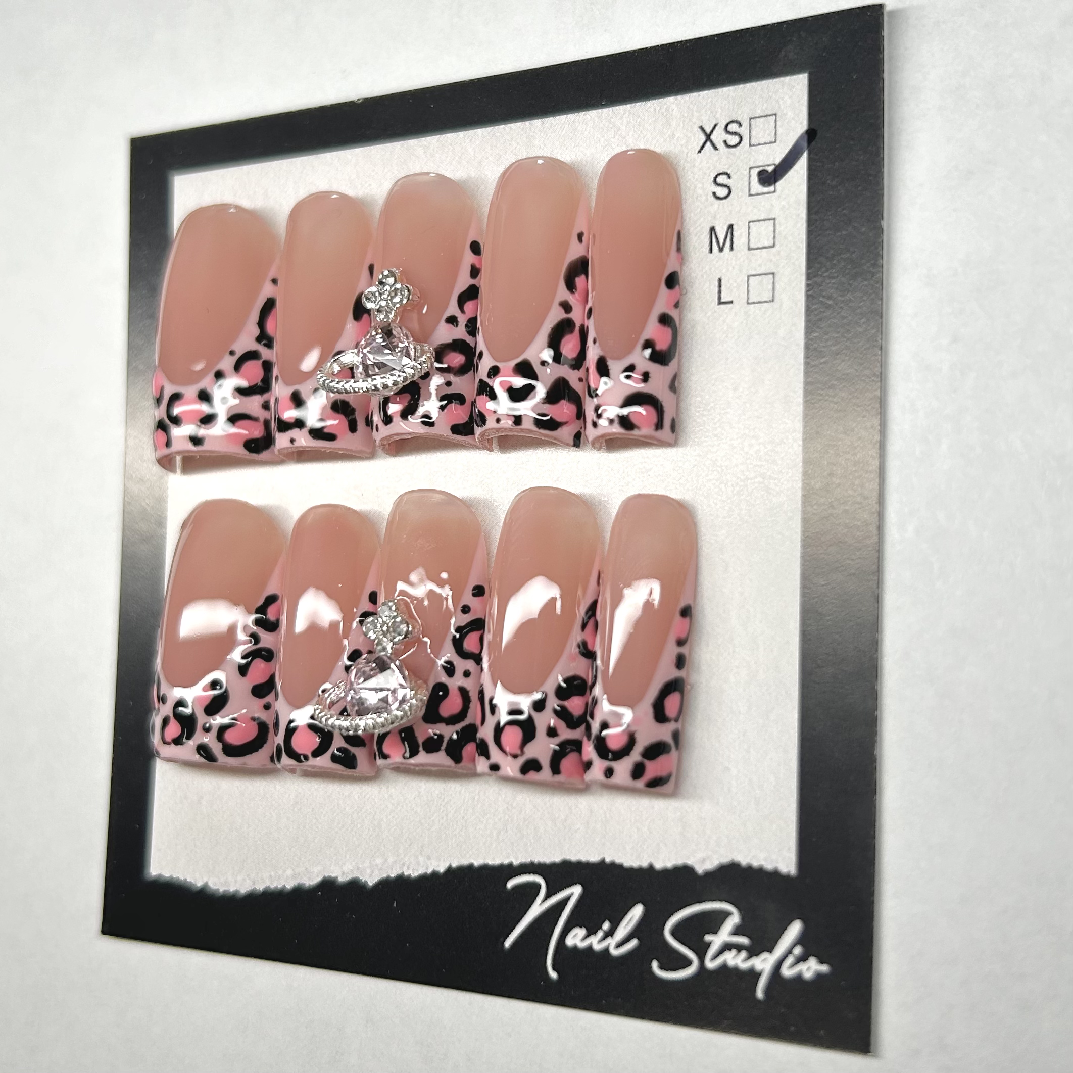 Pink Leopard Crown view 2