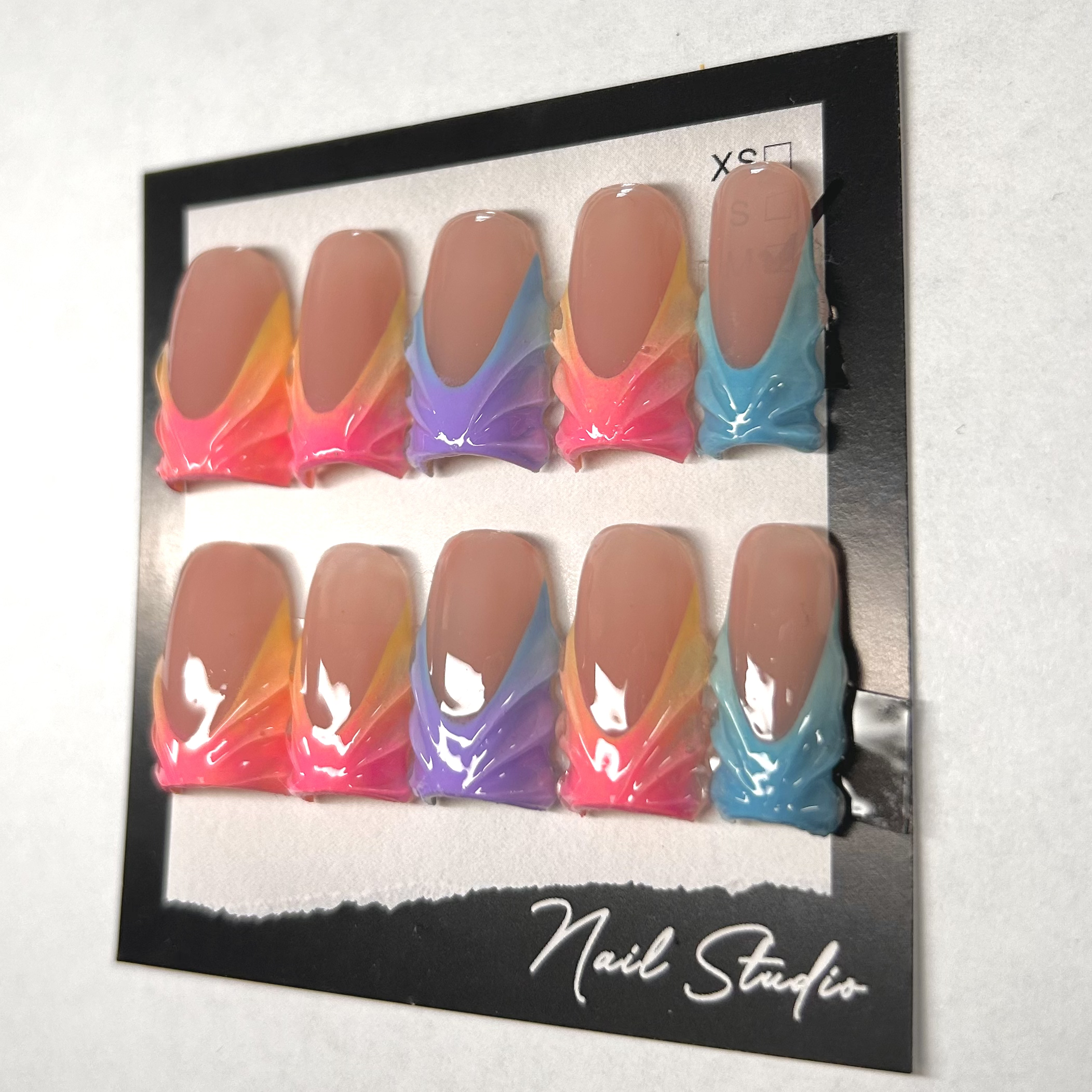 Rainbow Flame Wings view 2