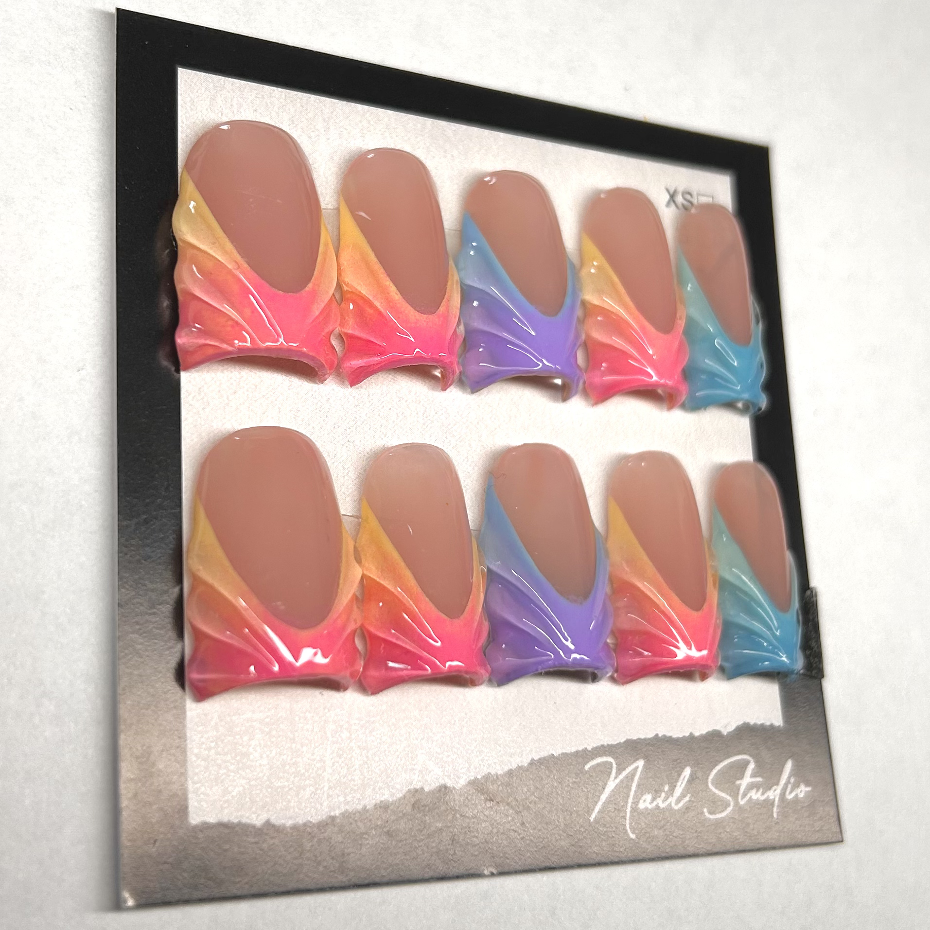 Rainbow Flame Wings view 1